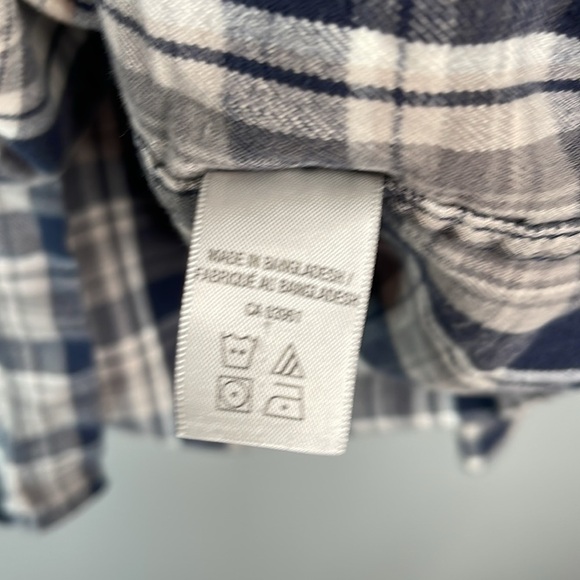 Wind River Mens Plaid Brushed Cotton Snap Shirt Blues Greys Classic Fit Size XL - Picture 9 of 12